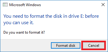 windows format disk for mac