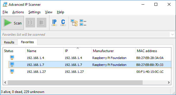 IP scanner