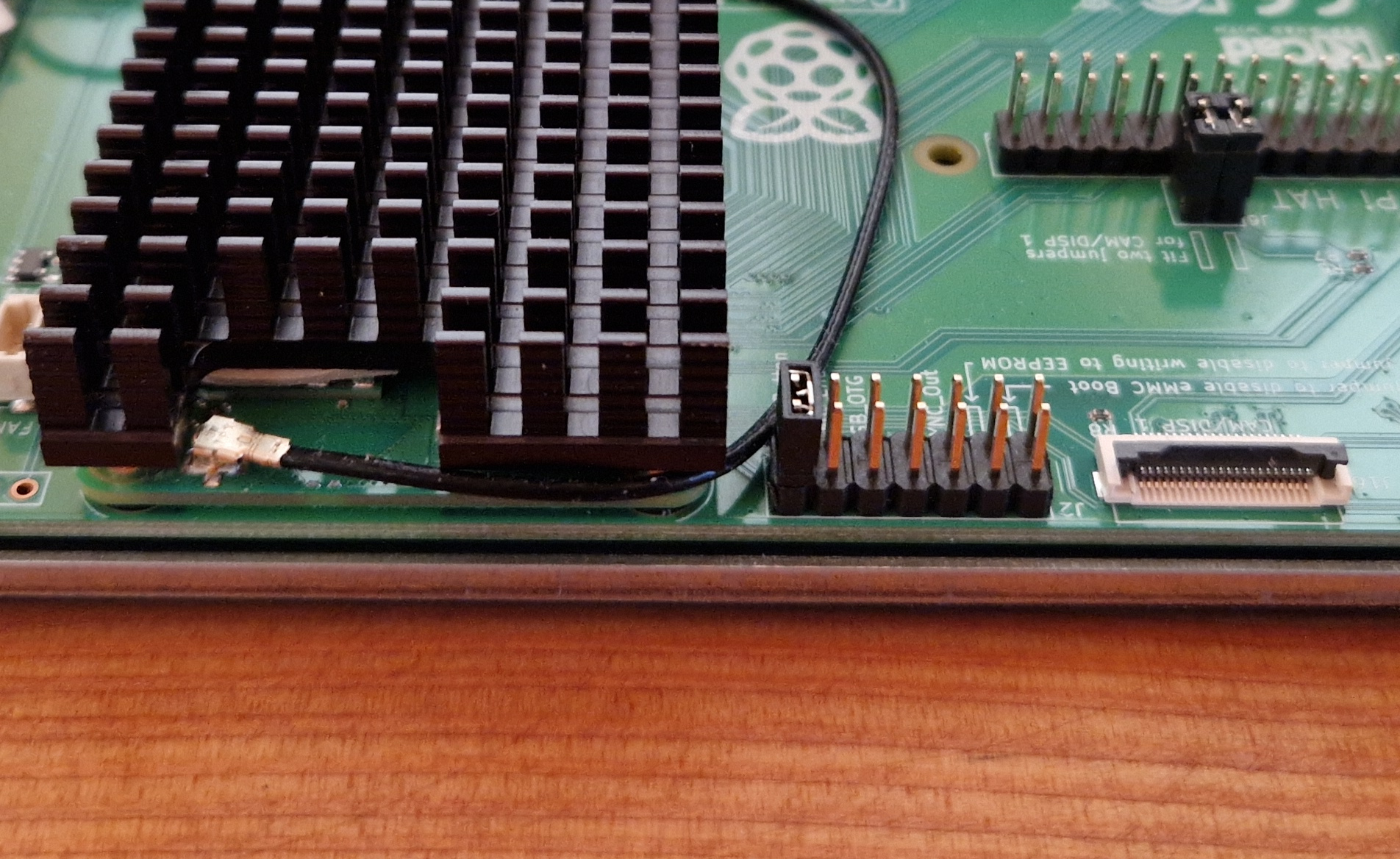Jumper cap in J2 (pin 13-14)