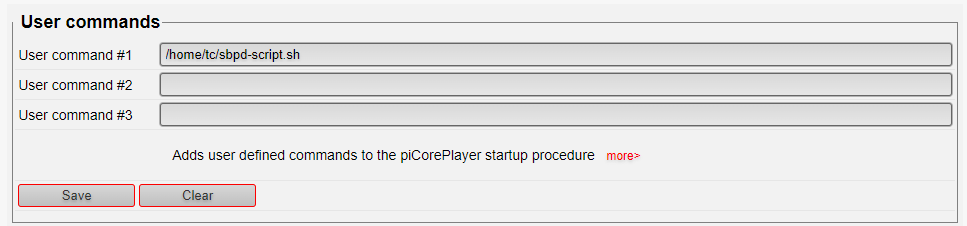 Transparent piCorePlayer